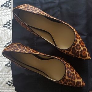 Anne Taylor dyed Calf Hair Leopard print pumps
